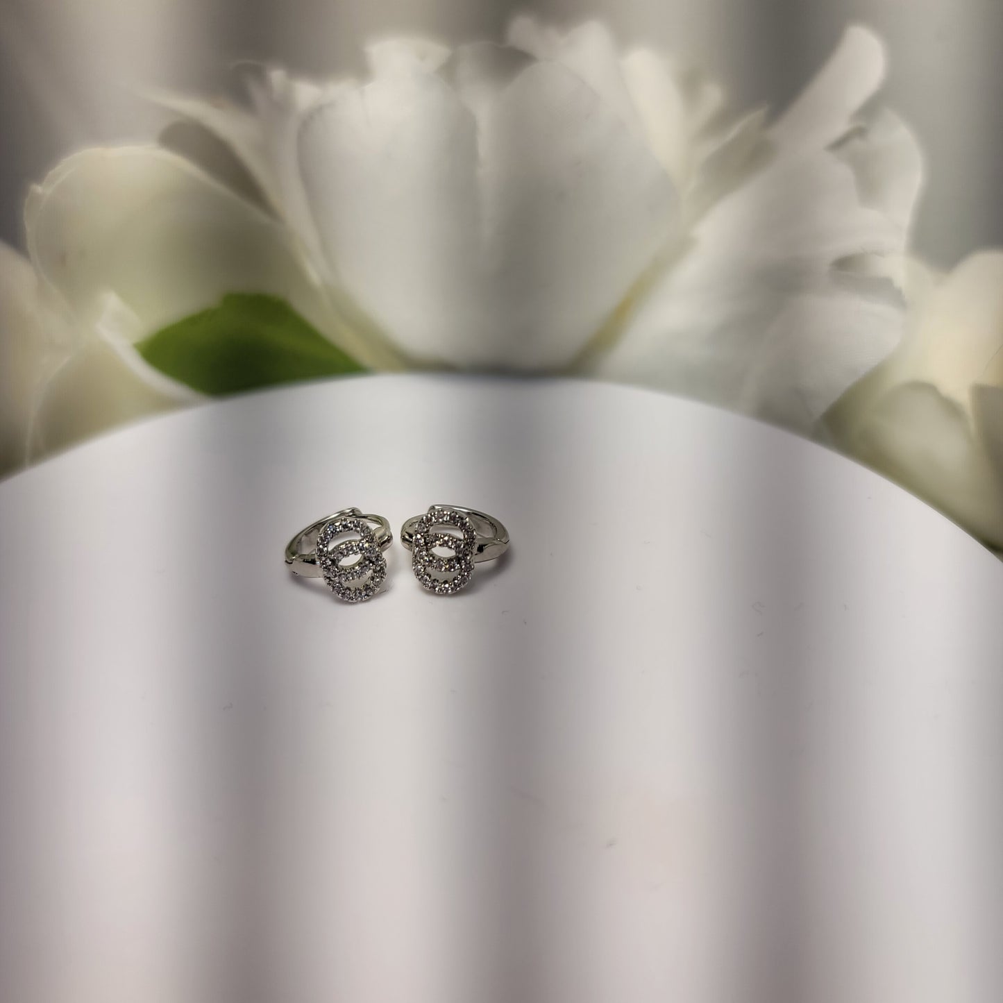 SILVER VISION SHINE HOOPS